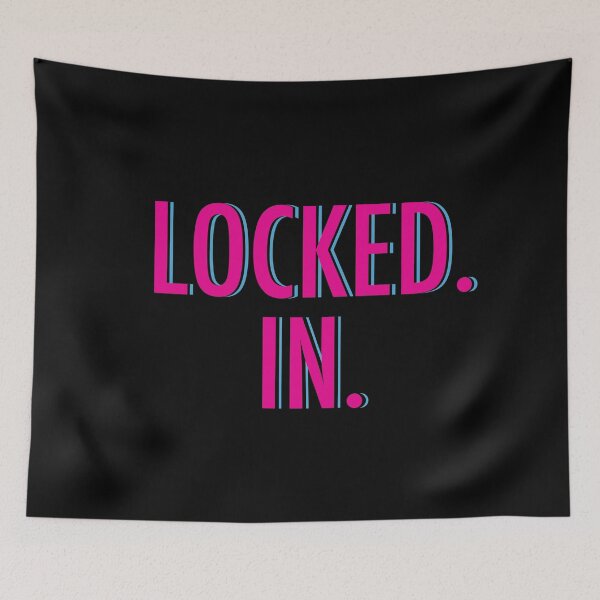 Item preview, Locked. in. designed and sold by Hamzakamran.