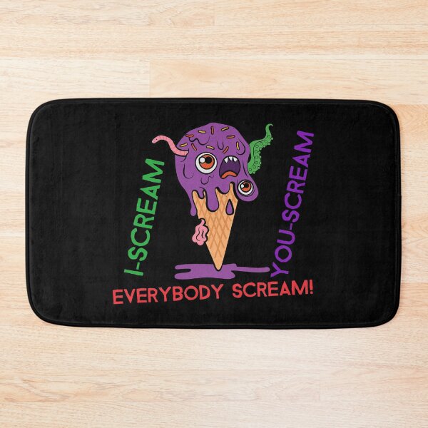 Item preview, I Scream You Scream Everybody Scream Halloween or Anytime Monster Ice Cream Attack! designed and sold by UrTops.