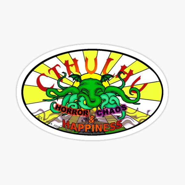 Sunny Cthulhu Sticker