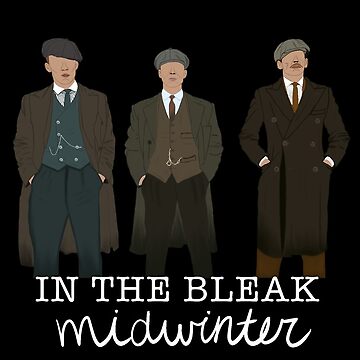 "Peaky Blinders In the Bleak Midwinter" Sticker for Sale by habraszek