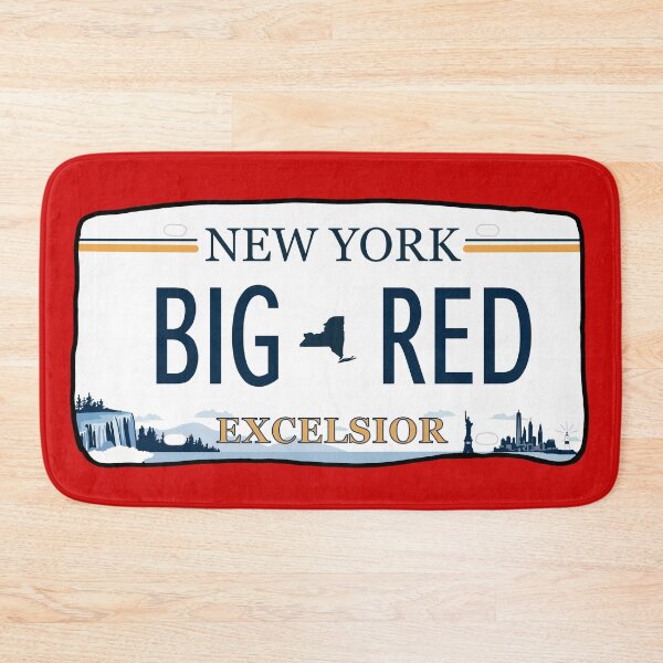 Item preview, Big red license plate designed and sold by kurtzapno.