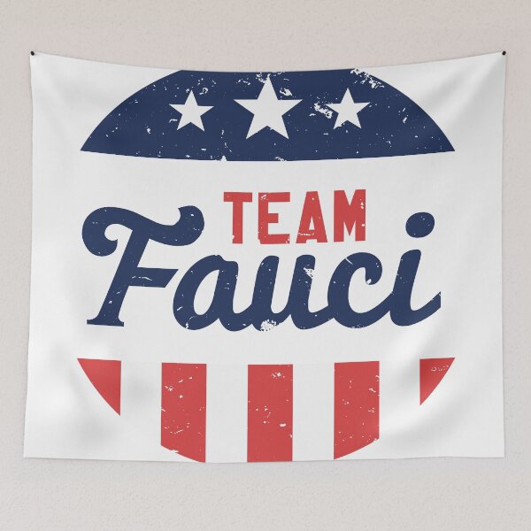 Item preview, Team Fauci Distressed Election | Funny Campaign Sticker | Dr. Fauci Shirt designed and sold by SLAG-Creative.