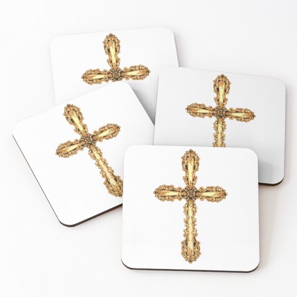 Item preview, Golden Cross Illustration designed and sold by cloudeddreams.