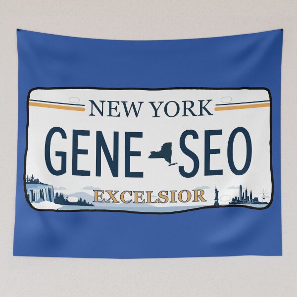 Item preview, Geneseo license plate designed and sold by kurtzapno.