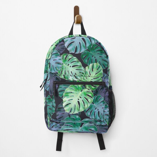 Vista previa del artículo con la obra «Hojas de monstera tropical», diseñado y vendido por CatyArte.