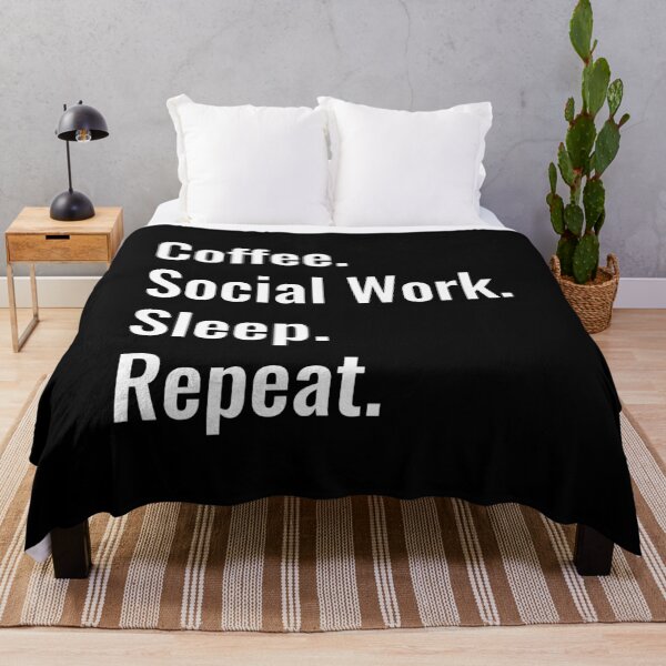 Item preview, Coffee Social Work Sleep Repeat designed and sold by manishfzr1995.