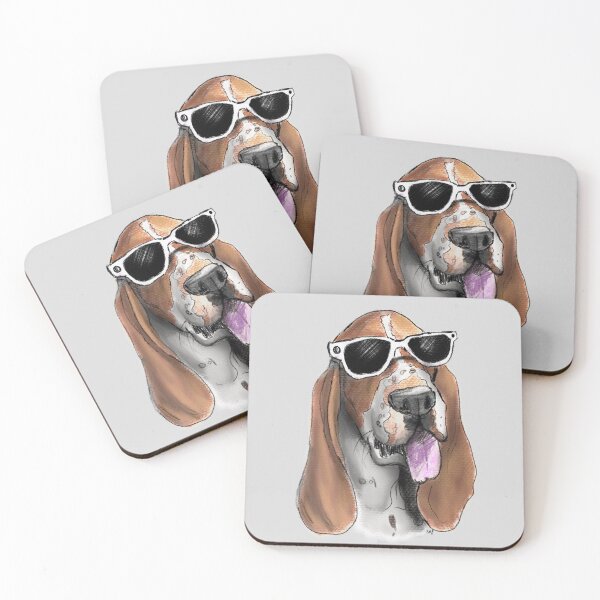Item preview, Cool cute basset hound designed and sold by GnomelyDragon.