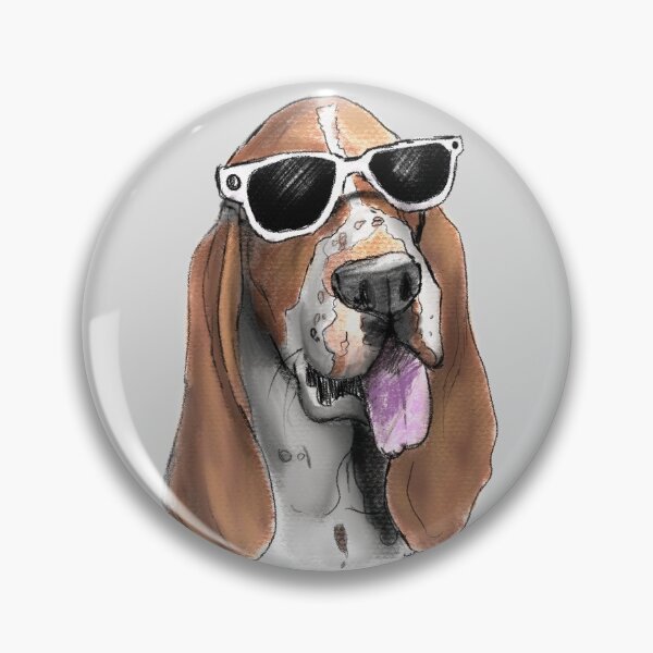 Item preview, Cool cute basset hound designed and sold by GnomelyDragon.