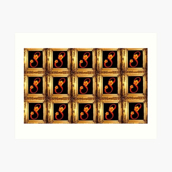 The Scarlet Pimpernel Design Art Print