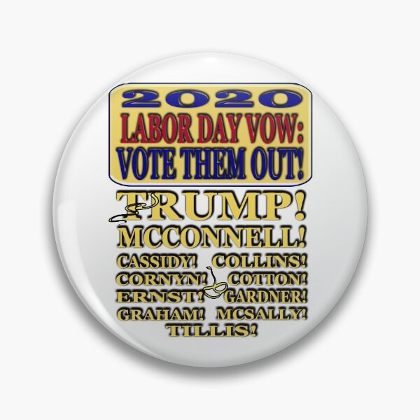Item preview, Fun “2020 LABOR DAY VOW:  VOTE THEM OUT!...”  Apparel & Accessories.    designed and sold by Joanenices.