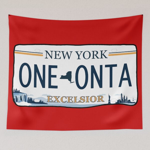 Item preview, Oneonta license plate designed and sold by kurtzapno.