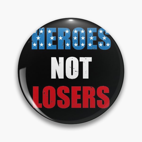 Item preview, Heroes not losers designed and sold by Craftaholic.