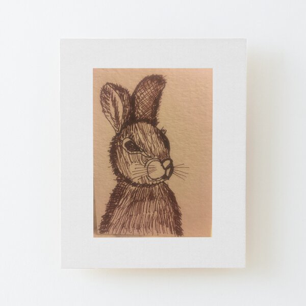 Rabbit by Tola Wood Mounted Print