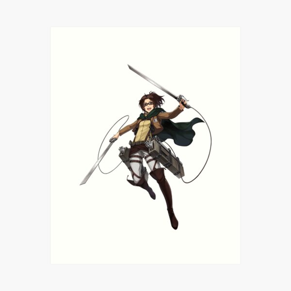 Hange Zoe - Attack on Titan Art Print