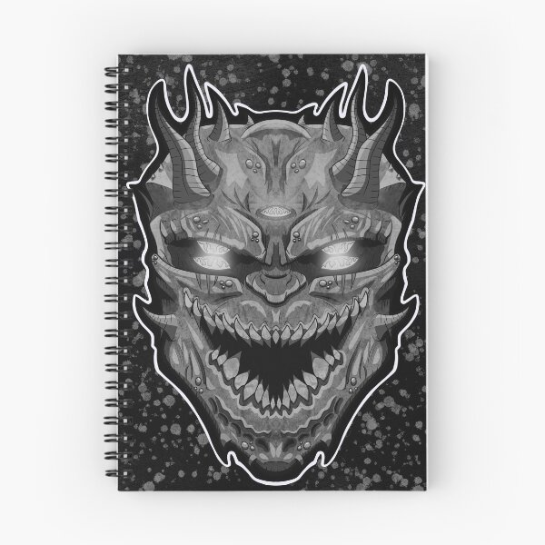 Artikelvorschau, SPIKE DEMON (4Augen) - Schwarz/Weiß entworfen und verkauft von HeadHeavyDesign.