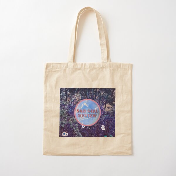 Sad Girl Review (Purple Daisy Edition) Cotton Tote Bag