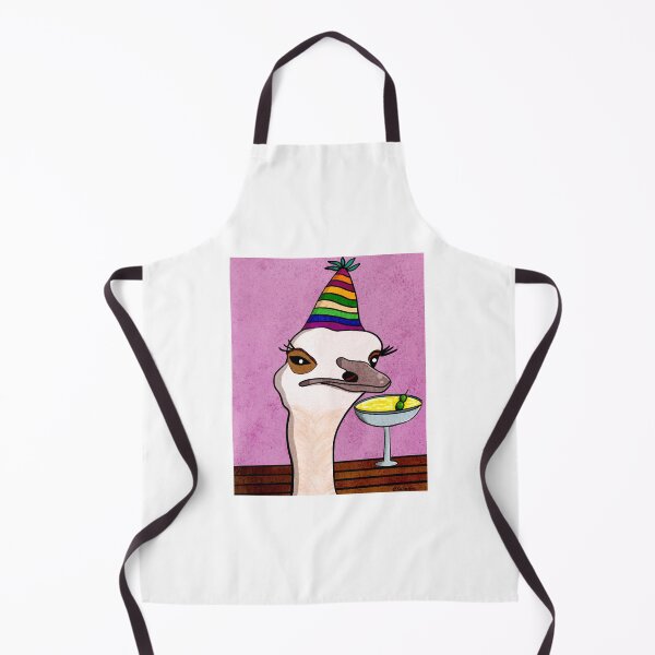Item preview, Martini Drinking Ostrich designed and sold by Lilmonsto.