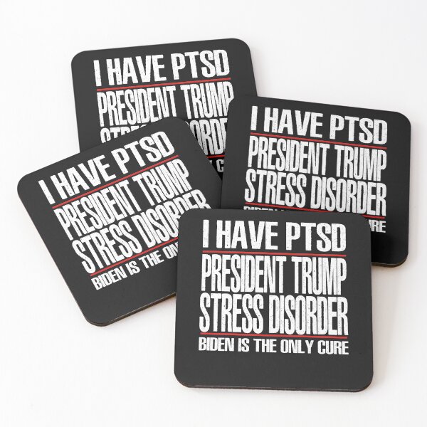 Item preview,  I Have PTSD President Trump Stress Disorder Biden Is The Only Cure designed and sold by iamspiner.