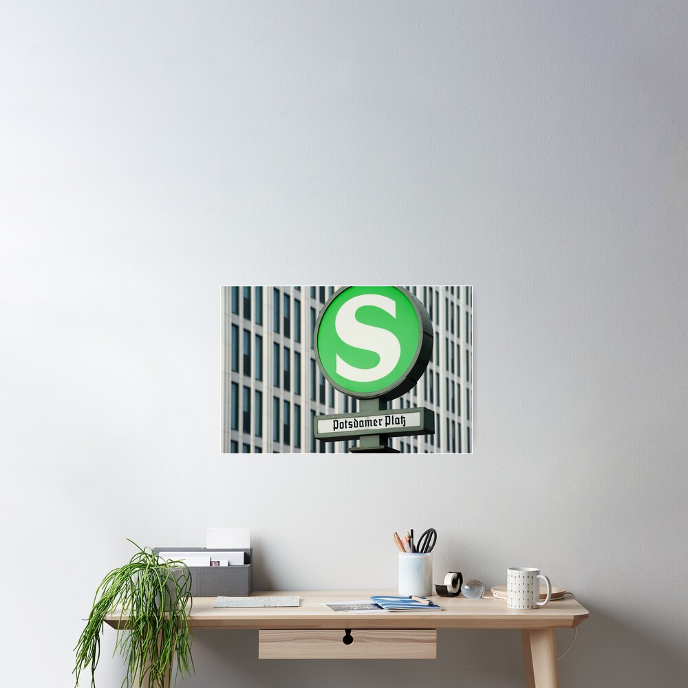 S-Bahn Sign Poster