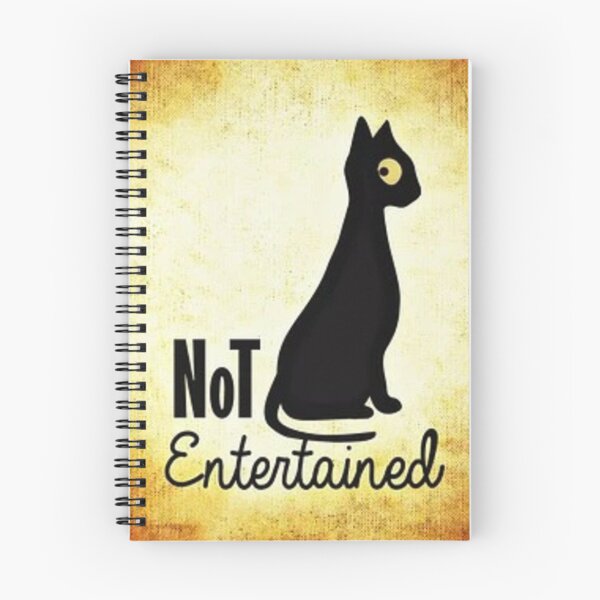 Item preview, Not Entertained, Funny quote, Funny Cat, Funny Texts  designed and sold by Seopdesigns.