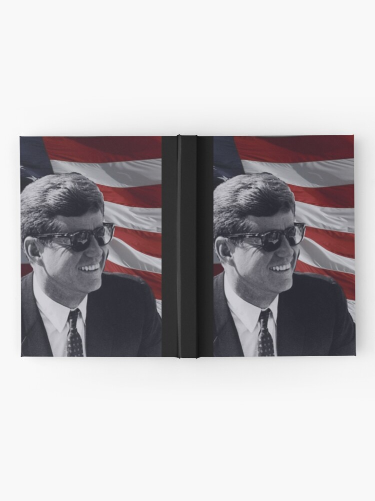 JFK Sunglasses American Flag" Hardcover Journal for by jsetow Redbubble