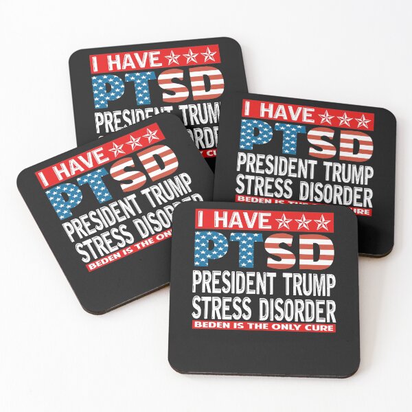 Item preview, I Have PTSD President Trump Stress Disorder Biden Is The Only Cure designed and sold by iamspiner.