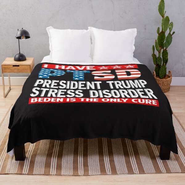 Item preview, I Have PTSD President Trump Stress Disorder Biden Is The Only Cure designed and sold by iamspiner.