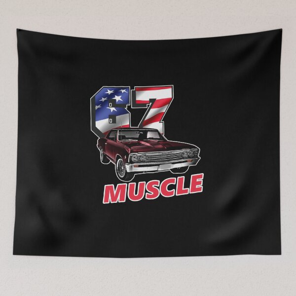 Item preview, 67 Muscle Maroon Variant designed and sold by RowdyPop.