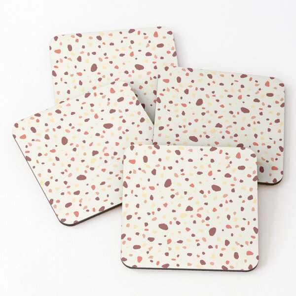 Item preview, Terrazzo - Cream, Terracotta, pink, peach designed and sold by youcancomehere.