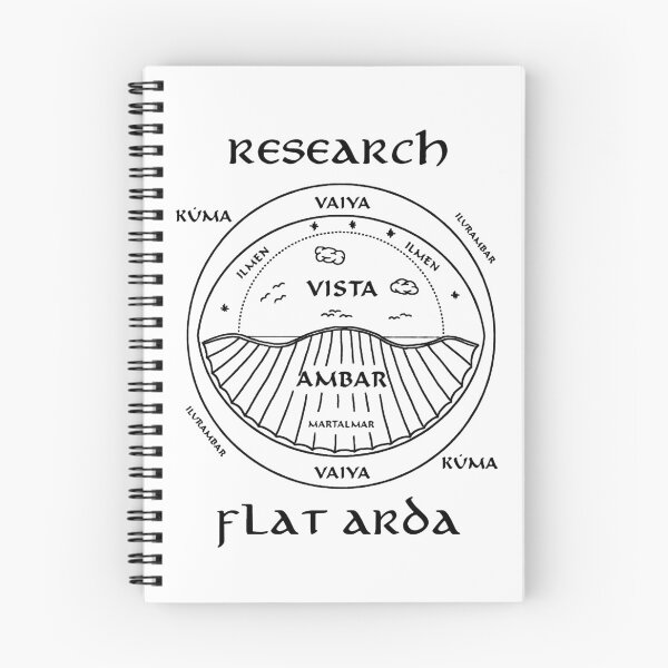 Item preview, Research Flat Arda! Dark on light designed and sold by 27394days.