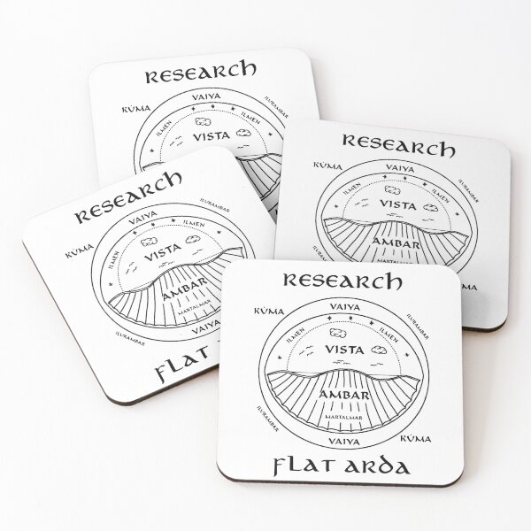 Item preview, Research Flat Arda! Dark on light designed and sold by 27394days.