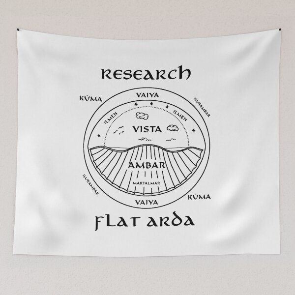 Item preview, Research Flat Arda! Dark on light designed and sold by 27394days.