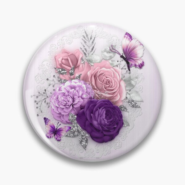 Item preview, Vintage Roses and Butterflies designed and sold by FireGirlinOz.