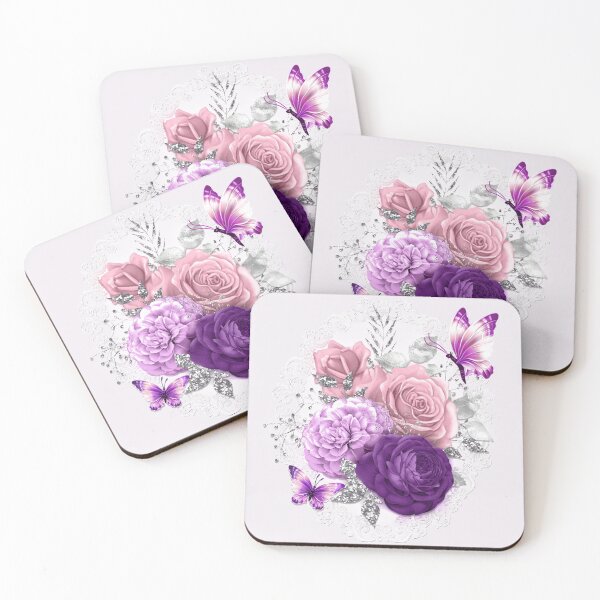 Item preview, Vintage Roses and Butterflies designed and sold by FireGirlinOz.