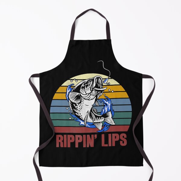 Item preview, Rippin Lips Retro Vintage Bass Fishing designed and sold by Turnershophot.