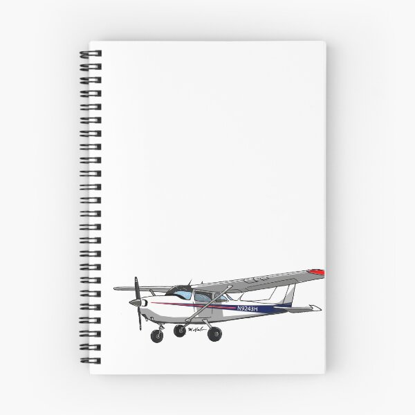 Aperçu de l'œuvre Cessna 172 rouge, blanc et bleu créée et vendue par Michael Garber.