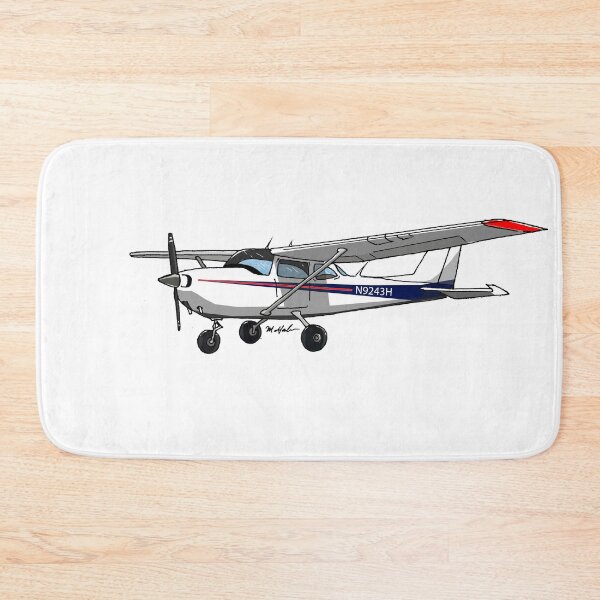 Aperçu de l'œuvre Cessna 172 rouge, blanc et bleu créée et vendue par Michael Garber.