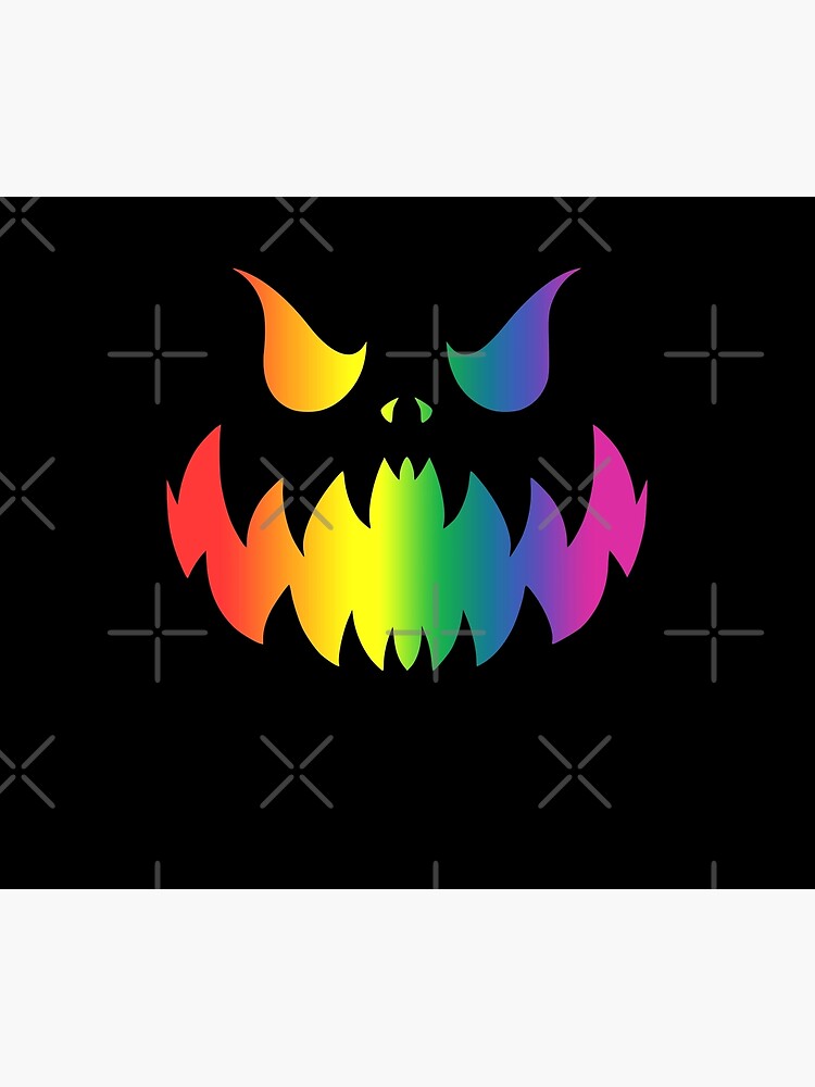 "Halloween Gay Jack-o'-lantern Lesbians Pride Pumpkin LGBT Pride " Shower Curtain for Sale by ...