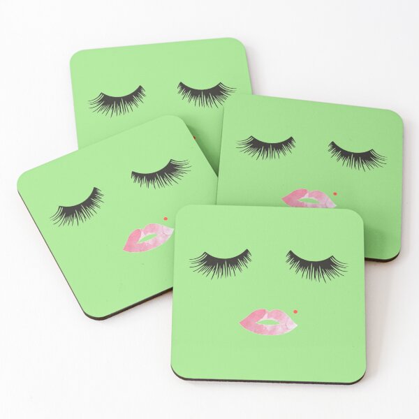 Item preview, Eyelashes & Lips Women's Relaxed T-Shirt,  Makeup Lashes Top, Eye Lash, Make up Tee designed and sold by olegarh.