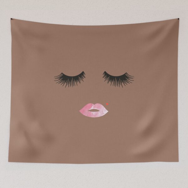 Item preview, Eyelashes & Lips Women's Relaxed T-Shirt,  Makeup Lashes Top, Eye Lash, Make up Tee designed and sold by olegarh.