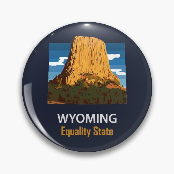 Item preview, Wyoming - The Equality State - Bumper Sticker designed and sold by d1mology.
