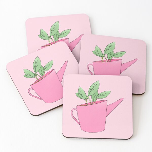 Item preview, House Plant in Pink Watering Can Pot designed and sold by ColsonC.
