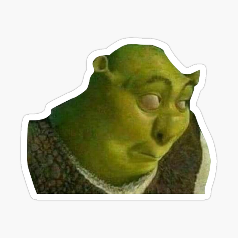 Shrek Face Meme Art Print for Sale by mylifeasgaia