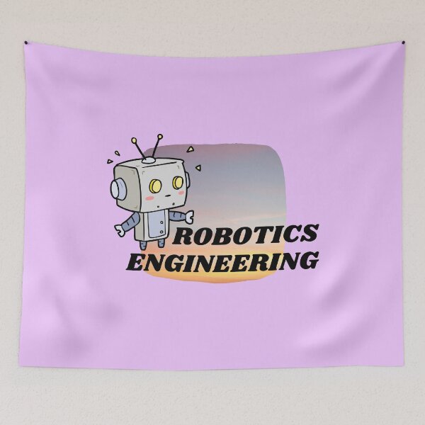 Item preview, Robotics engineering cute robot purple sky  designed and sold by Share Your Passion.