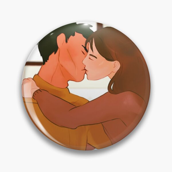 Item preview, Smooch in the kitchen designed and sold by catsandswords.