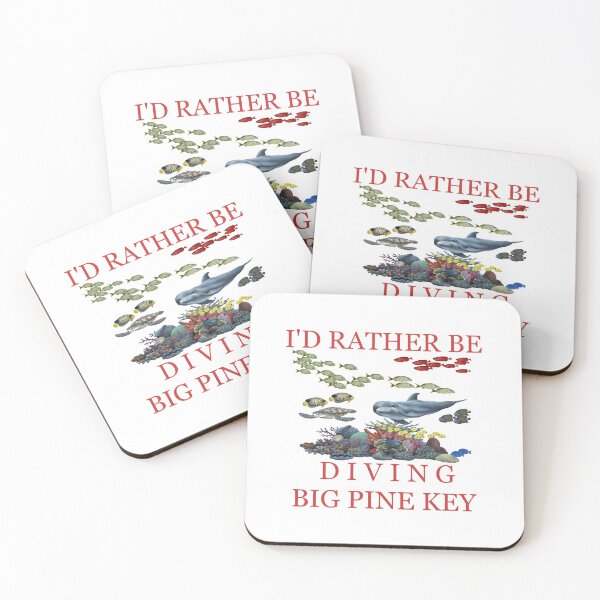 Item preview, I Would Rather Be Diving Big Pine Key Florida Keys designed and sold by KeysTreasures.