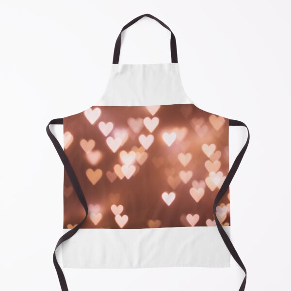 Item preview, Romantic Blush Pink Bokeh Hearts Print designed and sold by newburyboutique.