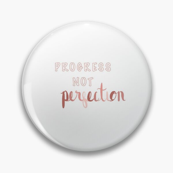 Item preview, Progress not perfection  designed and sold by Christiana Nicole.