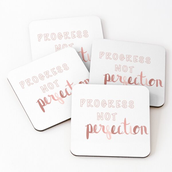 Item preview, Progress not perfection  designed and sold by Christiana Nicole.