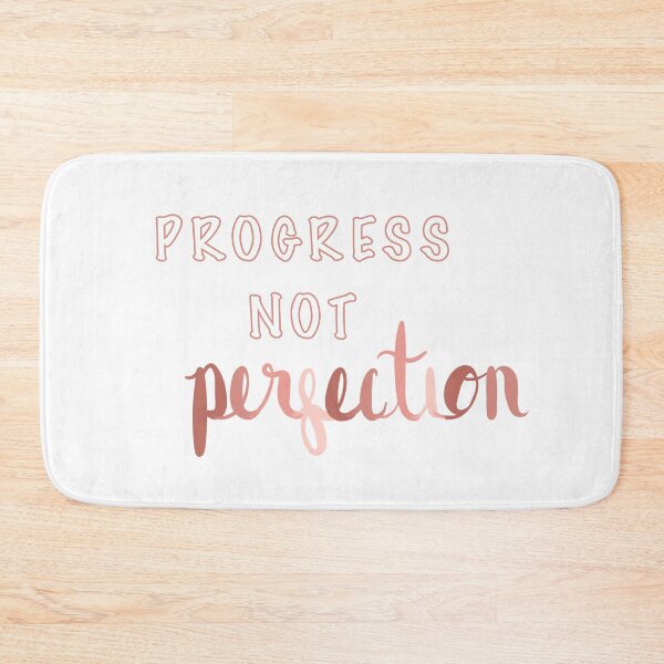 Item preview, Progress not perfection  designed and sold by Christiana Nicole.
